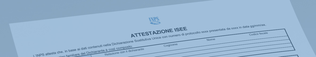 SNALA - SERVIZI CAF CISAL - Immagine di copertina modello ISEE - Indicatore Situazione Economica Equivalente