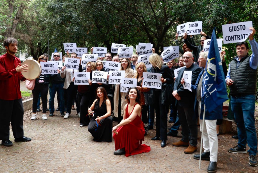 Immagine di copertina di: Presidio Unirai Figec Cisal: stop al precariato Rai